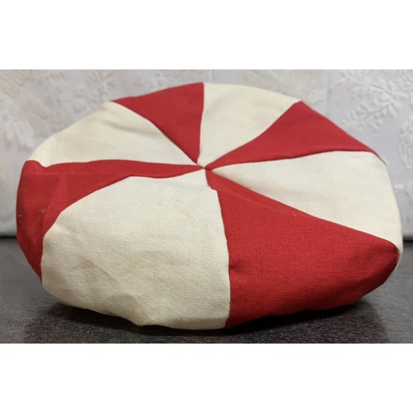 Vintage Six Flags Magic Mountain Red & White Pinwheel Cap Hat Souvenir Employee? - Picture 5 of 16